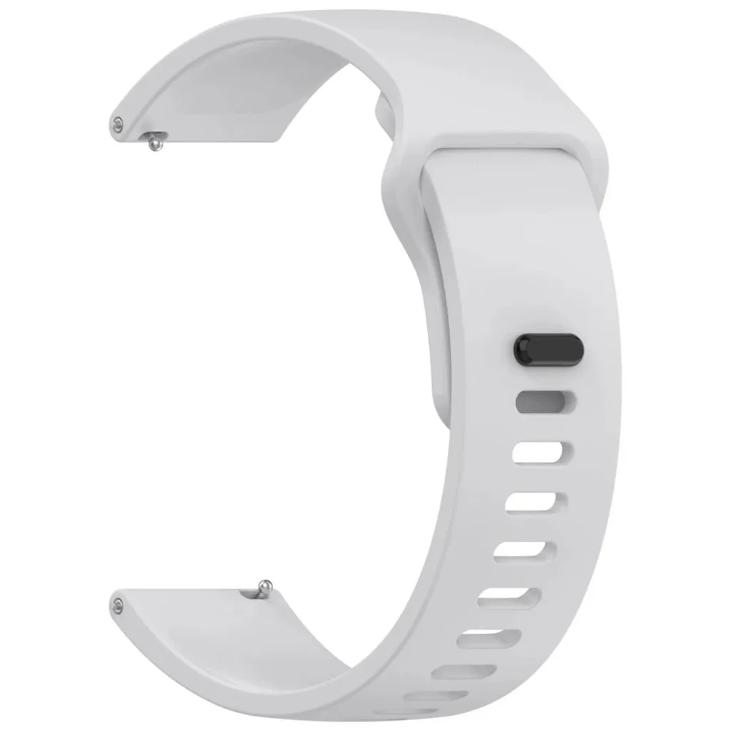 Amazfit Active Max Silicone Watch Strap - Smooth Sport Adjustable Wristband (22mm)