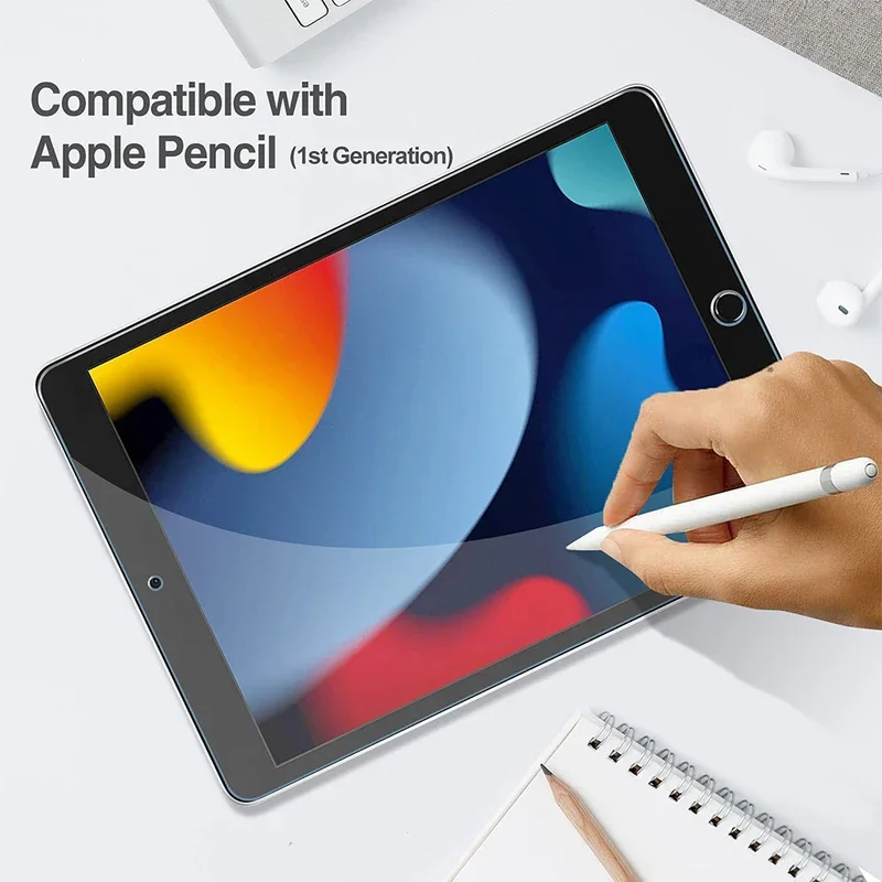 For 2020 iPad 10.2 inch 7th 8th 9th tempered glass screen protector 9H A2603 A2604 A2270 A2428 A2429 A2200 A2198 A2197 3