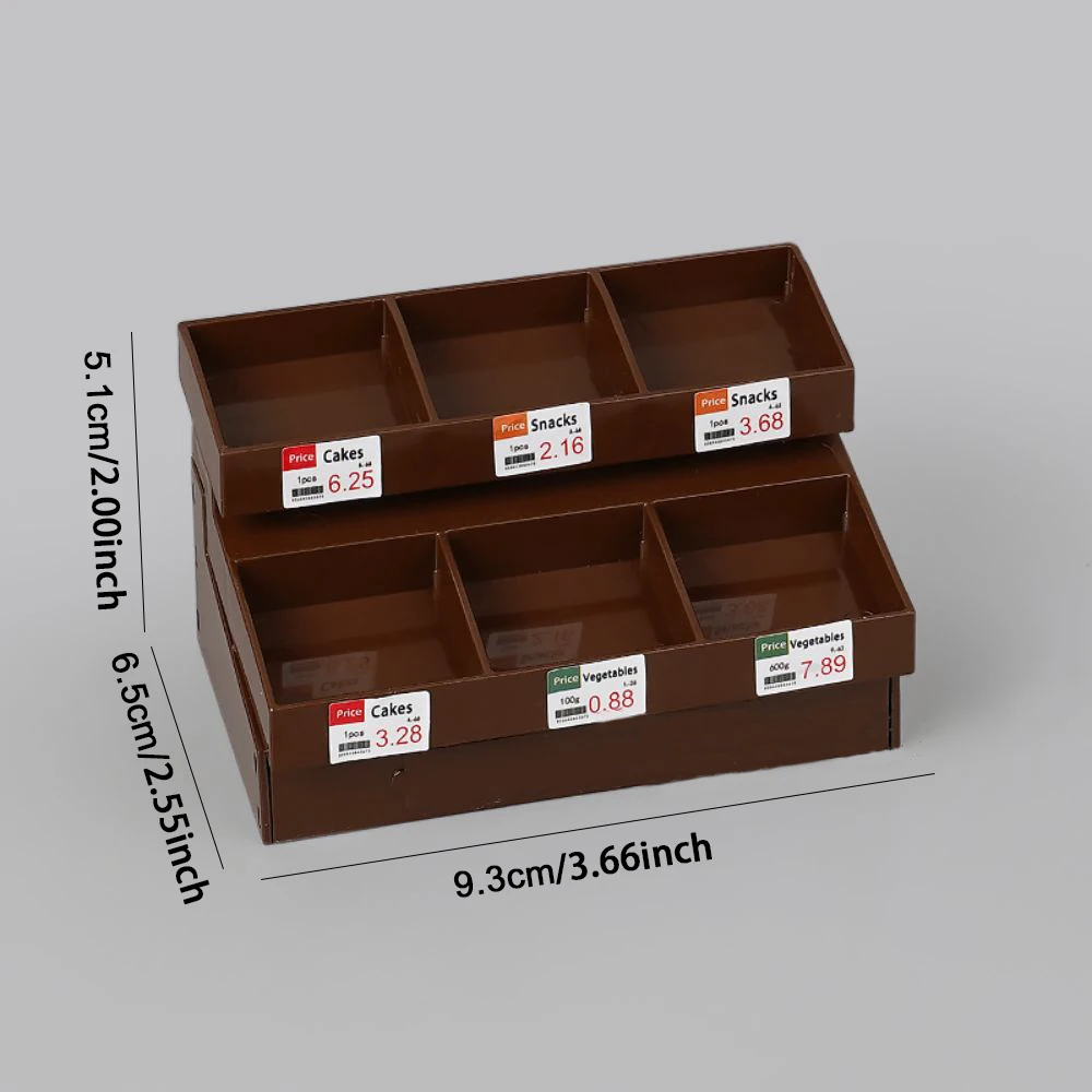 1/12 Miniature Furniture Simulation Fruit Snack Rack Model Dollhouse Micro Food Selling Shelve Shooting Prop Kitchen Toy Gift 6