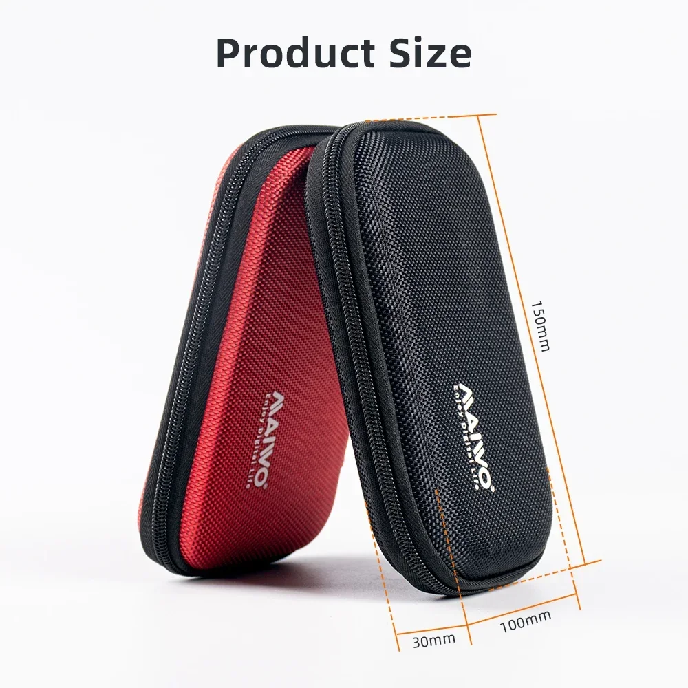 MAIWO 2.5 Inch HDD Box Bag Case Portable Hard Drive Bag for External Portable HDD Storage Protection Black/Red/Blue