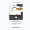 RC Plane Remote Control Pterosaur 2.4Ghz 2 Channels DIY RC Pterosaur Control EPP Foam Glider Toys (Two Batteries) B 2