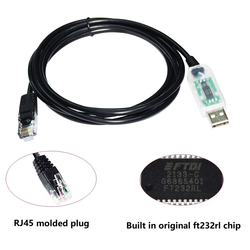 Ftdi Ft232rl Chip Usb para Rj45 Rs485 Converter Serial Cabo de Comunicação de Hostes para Deye Sun Hybrid Solar Mppt Inverter Bms para pc