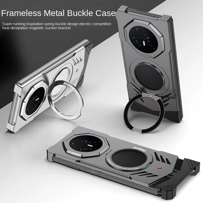 جراب هاتف Honor Magic V5 مغناطيسي معدني مقاوم للصد...