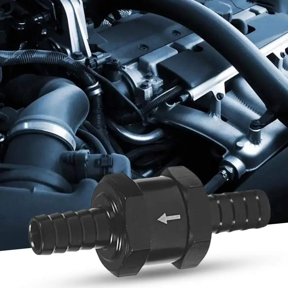 Fitting Adapter Aging Resistant 6/8/10/12mm Aluminum Inline Fuel Filter Shut Off Valve for Car