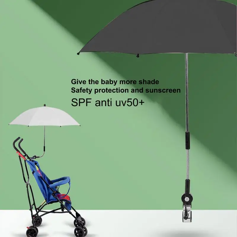 

Adjustable Baby Stroller Stand Umbrella Mount Multipurpose Wheelchair Umbrella Shelf Connector