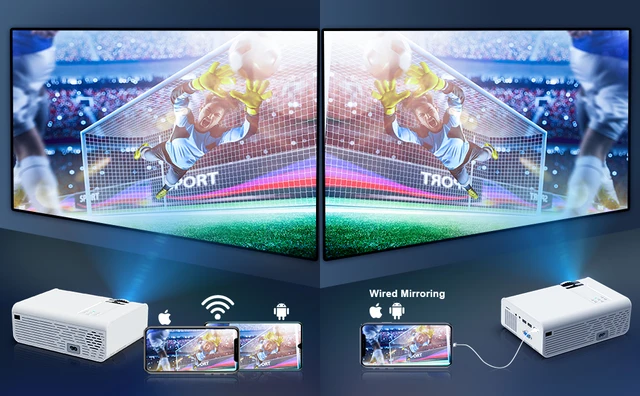 WiMiUS K2 プロジェクター 9500ルーメン ヤマダモール | WiMiUS K2プロジェクター 9500lm 小型 家庭用