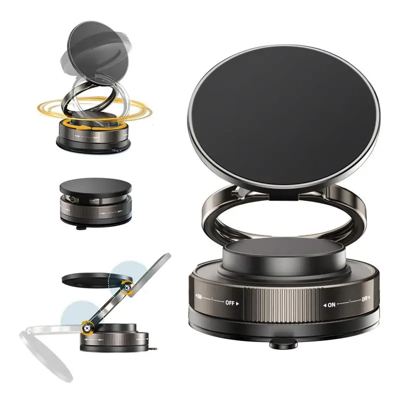 Magnetic Phone Holder for car, 360° Rotatable, Foldable & Adjustable Magnetic Car Mount, Compatible with iPhone & Other Phones — Best simple magnetic pick