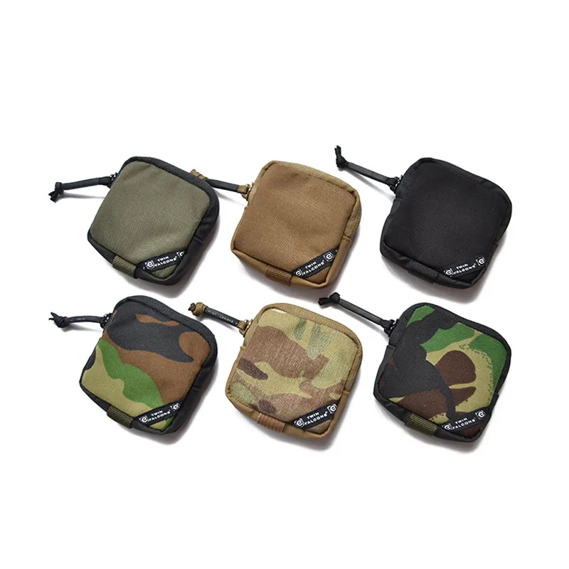 

Military Outdoor Tactical Mini Accessories Pouch for Earphone EDC Key Bag Pouch Coin Purse Wallet Multicam Zipper Tool Bag