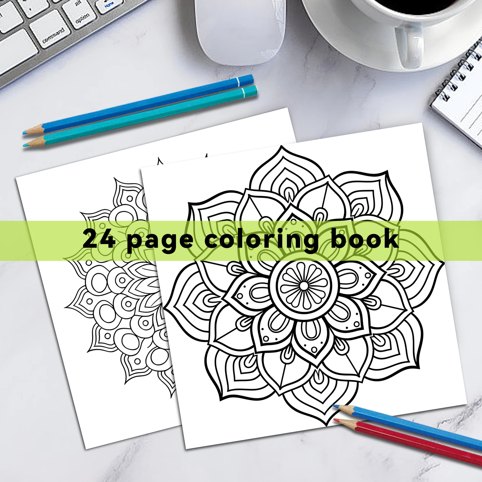 MANDALA Patterns Coloring Book for Adults Cute DIY Painting Drawing Book Perfect Gift for Party and Birthday ﻿ 5