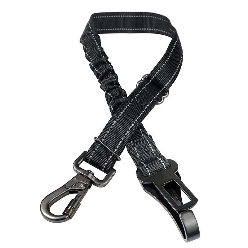 Adjustable Pet Dog Car Seat Belt  Safety Leash Vehicle Belts Reflective Nylon Rope Harness Dog Accessories for Small Large Dogs