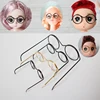 5pcs Cute Round Doll Glasses Frame for Bjd Fashion Plush Toy Glasses Dolls DIY Accessories Dress Up Toys for Girls 1