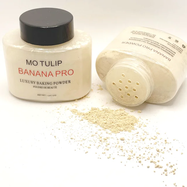 Poudre de banane lisse et libre, contrôle du sébum du visage, correcteur de maquillage, fond de teint minéral, cosmétiques coréens, 42g