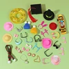 50pc Rubber Duck Accessories No.8 Yellow Duck Sunglasses Swimming Ring Gold Chain Woolen Hat With Accessories Glasses Shop Gifts 1