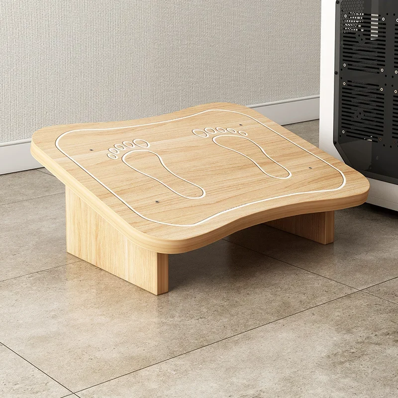Office Creative Footstool Household Tiptoe Piano Footstool Footrest Under Computer Desk Footrest Wooden Foot Pedal New Ergonomic