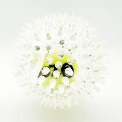 Versatile Dog Toy for Entertainment and Dental Health (Pear Blossom White)