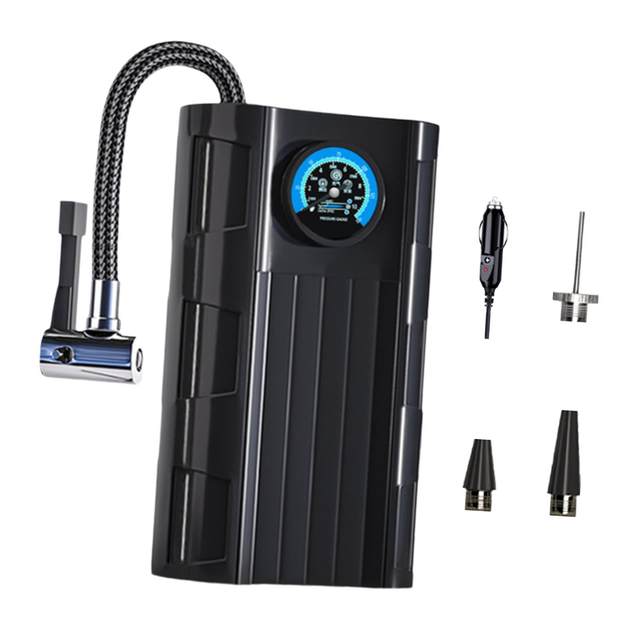 Car Tire Inflator Versatile Plug and Play Stable Performance Accurate Data Display for Bicycles Scooter Motorcycle Car Ball