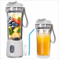 Portable Blender Electric Juicer Fruit Mixer for Kitchen Shakes Smoothies Rechargeable Juice Bottle with 500ml Cup 4000mAh 180W 1