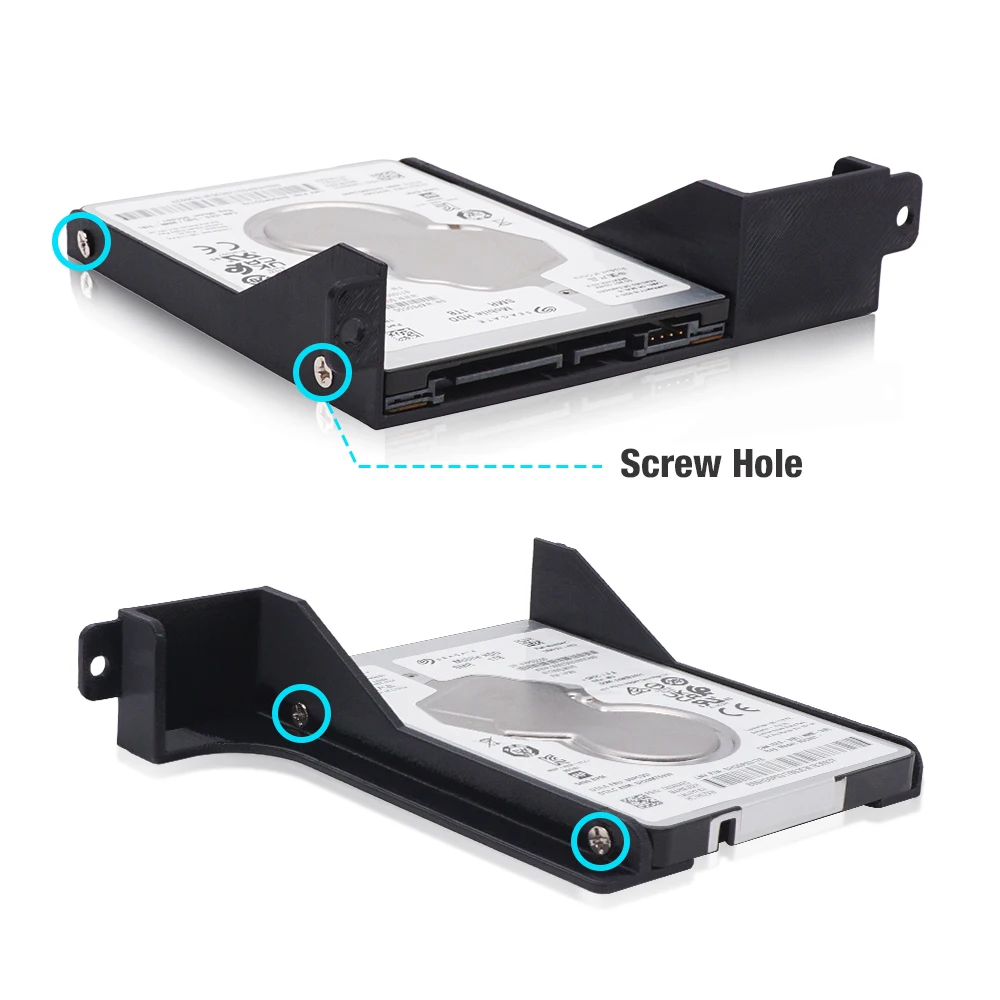 Hard Drive Bracket For PS2 SATA Network Adapter 3D Printed