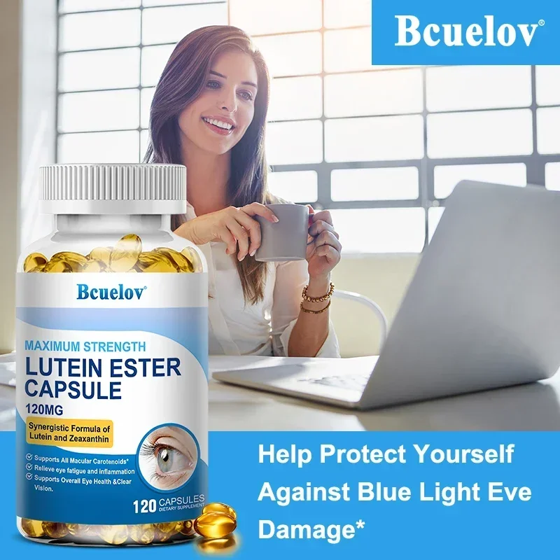 Lutein supplement with zinc grape seed Helps with vision health Blurry and dry vision Relieves eye fatigue Eye vitamins