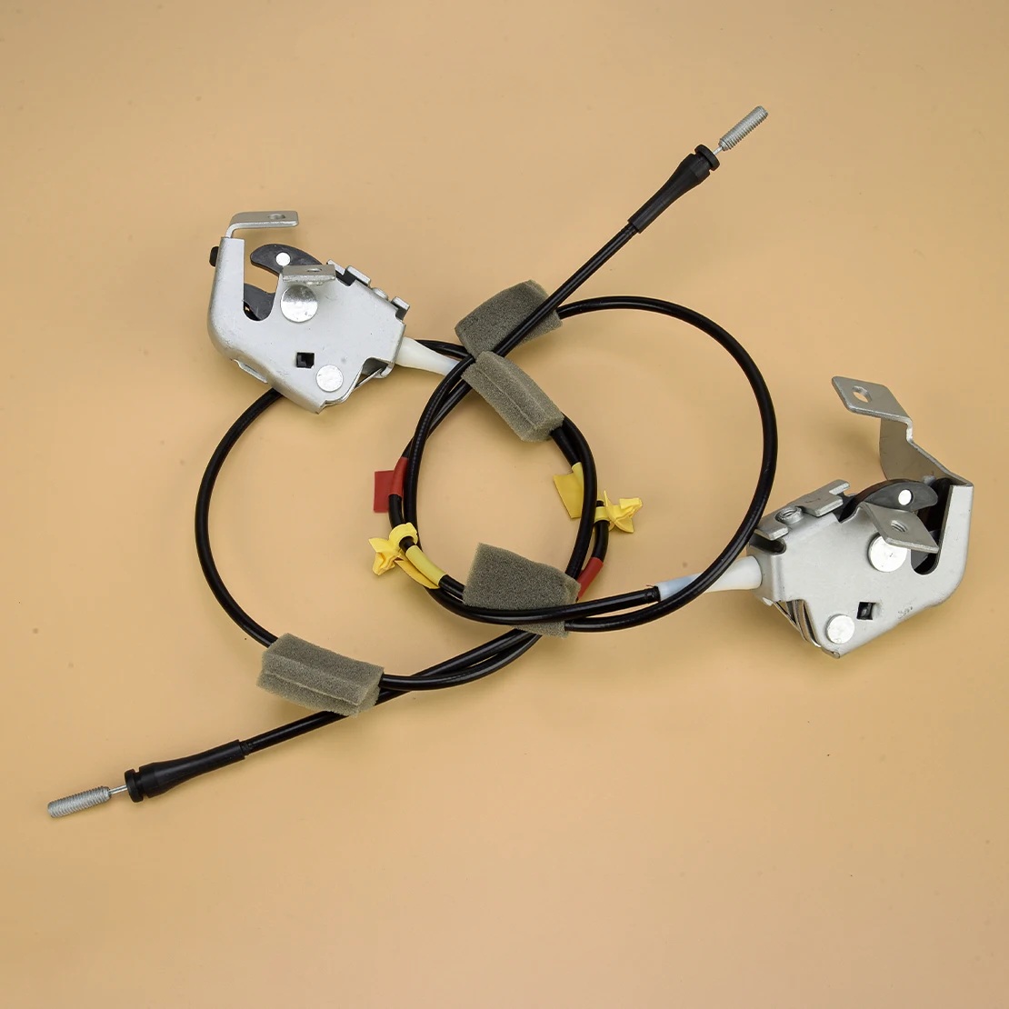 

6L3Z18264A26A 6L3Z18264A2 7A 1 пара, задний левый правый верхний дверной замок, защелка с кабелем, подходит для Ford, звена, расширенная кабина