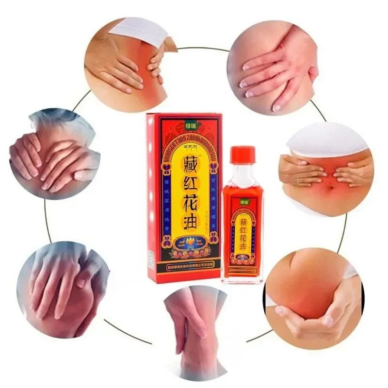 Description Picture 6 of itemChinese Saffron Oil Medicine Headache Dizziness Back Pain Active Oil Relieve Rheumatoid Arthritis Joint Pain Muscle Pain Bruises