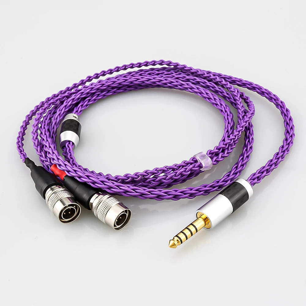

High Quality Upgrade Cables Silver Plated Headphone cable for Dan Clark Audio Mr Speakers Ether Alpha Dog Prime Earphone