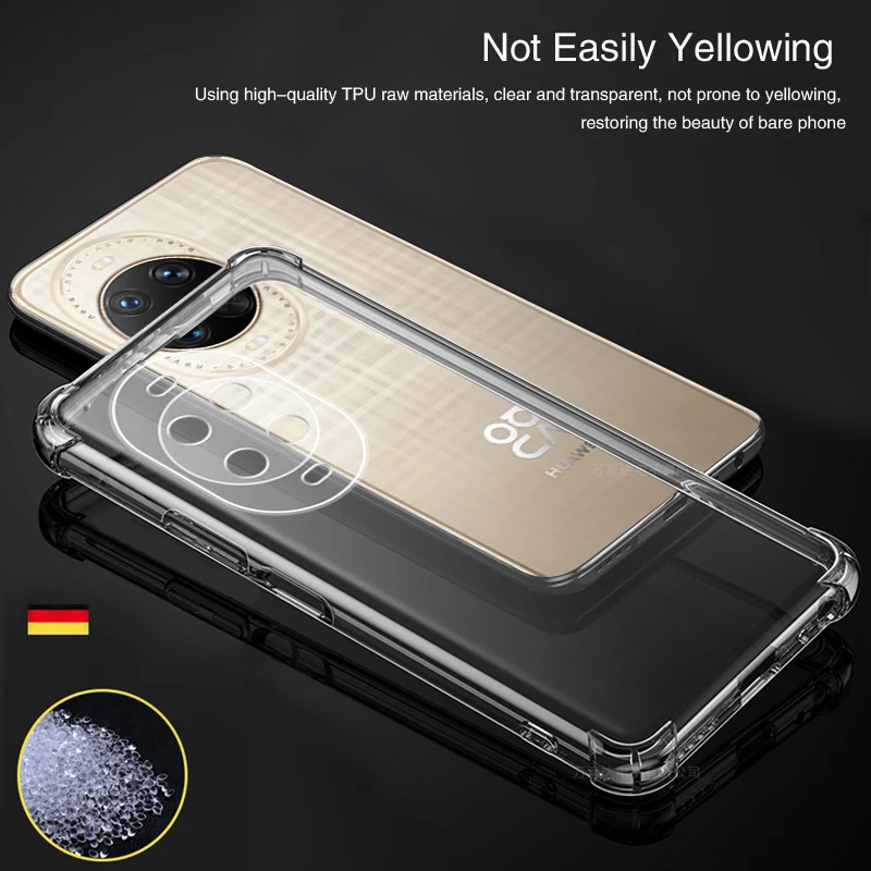 Soft Silicone Airbag Clear Camera Protective Phone Case - Original Back Cover