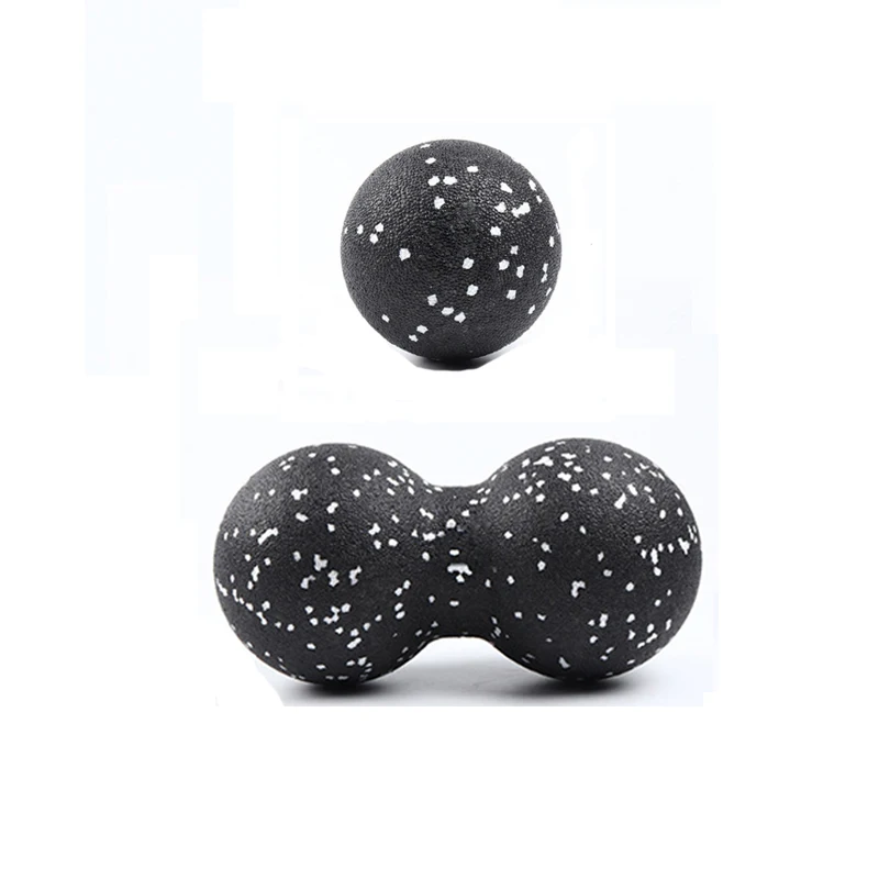 

Peanut Fascia Ball For Physical Therapy Myofascial Trigger Point Release Exercise Yoga Exercise Deep Tissue Massage Tool Black