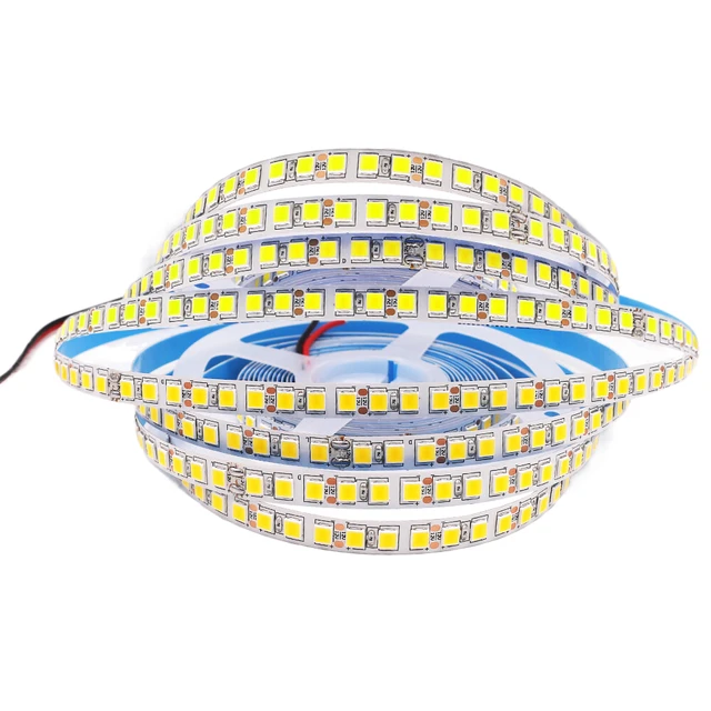 12V 24V LED Streifen Licht Wasserdicht SMD2835 120Leds/m Hohe Helle LED  Band Weiß Warm Weiß flexible Seil Lampe Hause Dekoration - AliExpress