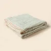 6 Layer Gauze Baby Blanket Lace Swaddle Wrap Soft Cotton Bath Towel Muslin Blanket for Newborn Bedding Items Stroller Bed Cover 6