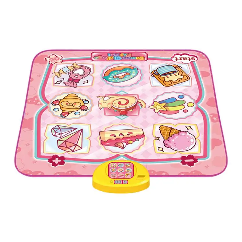 

Girls Dance Mat Toys Music Play Mat With 3 Challenge Levels Early Education Toys Gift For 3 4 5 Years Old Toddlers Boys Girls