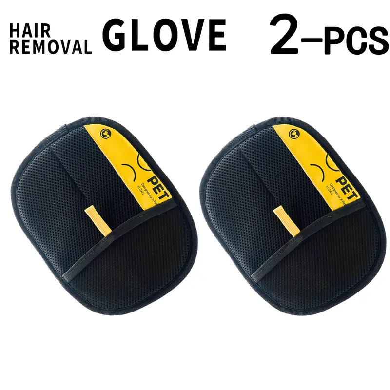 Pet Hair Remover Gloves Electrostatic for Cats Dogs, Reusable Washable Grooming Glove with 2-in-1 Lint Roller Brush - Safe Non-T - Image 7