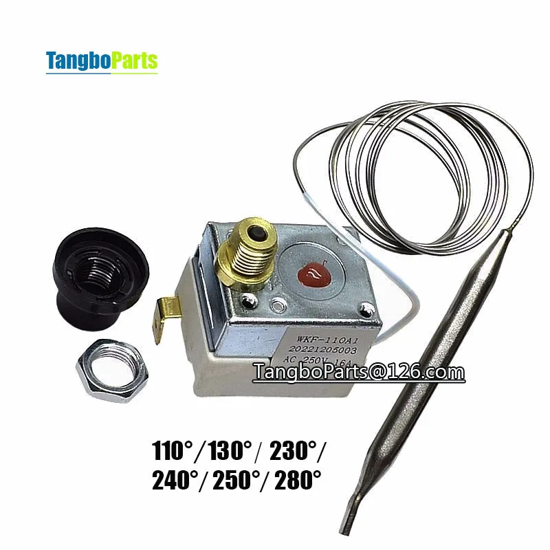 Description Picture 2 of itemElectric Fryer Oven Electric Pancake Temperature Control 110° 130° 230° 240° 250° 280° Temperature Limit Protector Thermostat