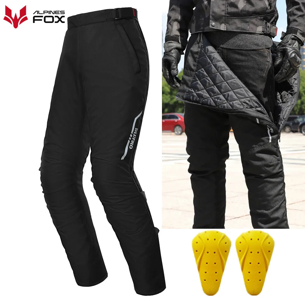 Pantalones de despegue rápido para hombre, pantalones de moto de liberación  rápida con protectores CE incorporados, pantalones impermeables cálidos,  pantalones de Motocross, Invierno - AliExpress