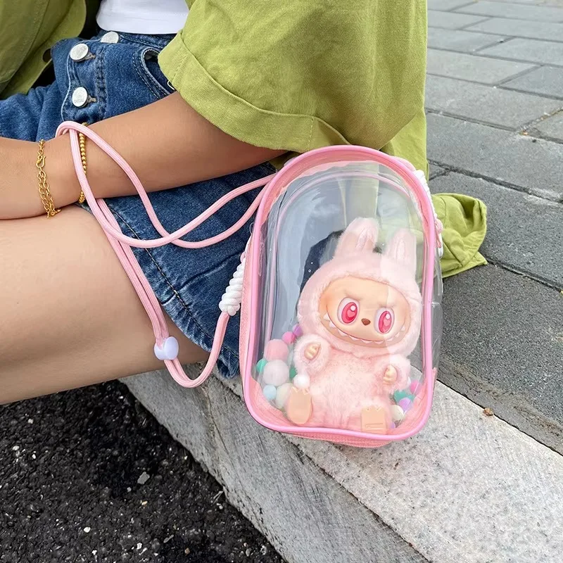 Labubu Protect Case - Sitting Party Cotton Doll Storage & Dustproof Bag