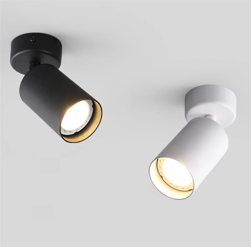 BOYIR LED Ceiling Light White 2 Way Spot Lights Rotatable GU10 Spot - View #13