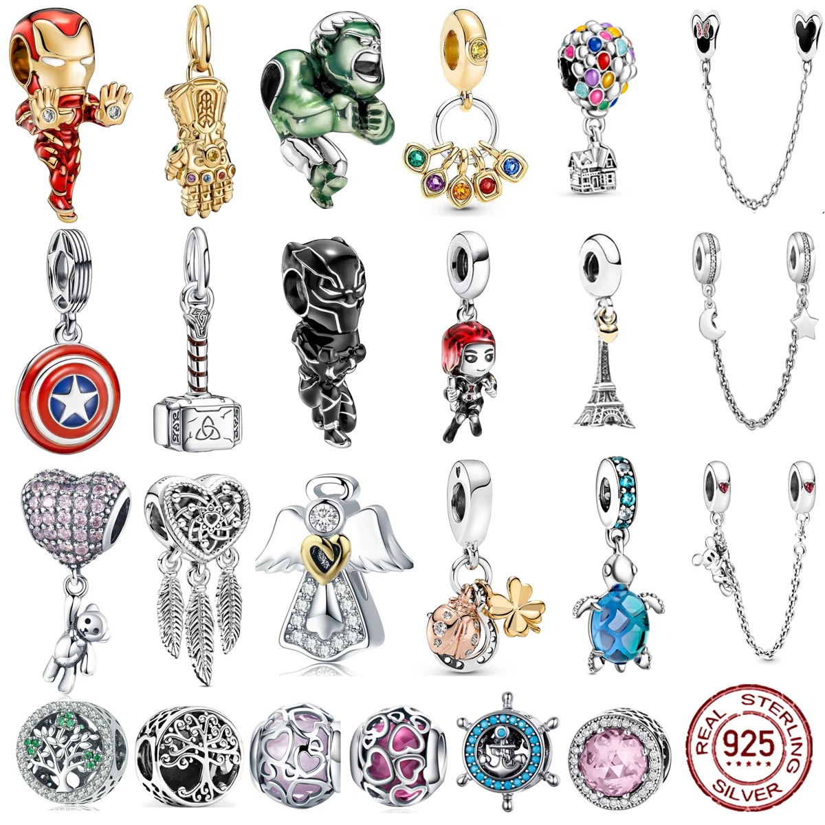 Silver Charms Original New | Silver Pandora Bracelet - 2023 - Aliexpress