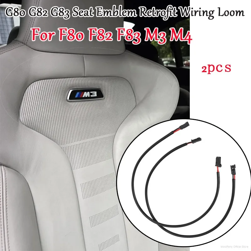 Fit G80 G82 G83 Sitz Emblem Nachrüstung Kabelbaum Für BMW F80 F82 F83 M3 M4