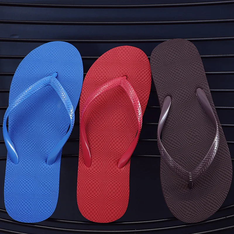 Women Summer Beach Slippers Solid Color Non-slip Couple Leisure Outdoor Women Flip Flops Breathable Beach sandals women 2022 3