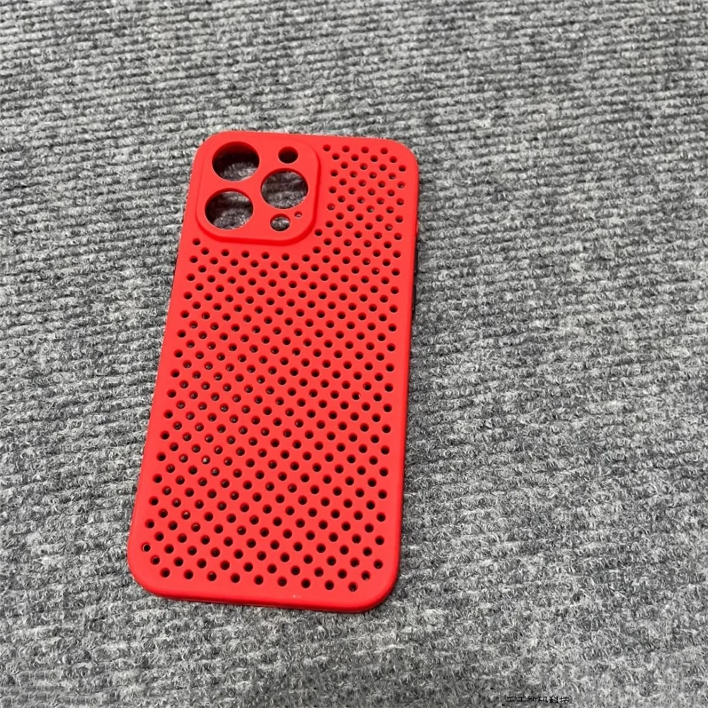 Breathable Cooling Soft Silicone Bumper Back Cover