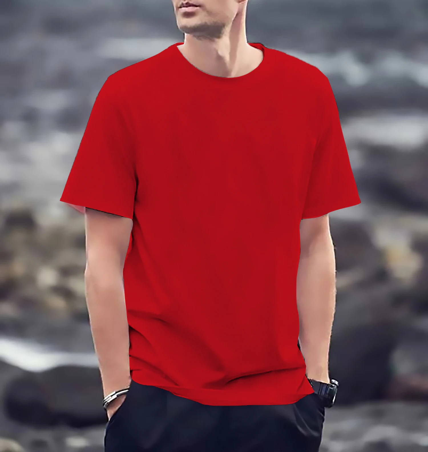 Men's T-Shirt in Gold