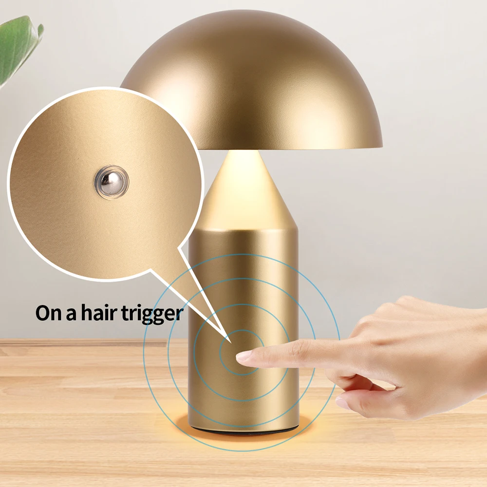 침실용 LED 테이블 램프, 충전식 USB 램프, 터치 스위치 식당 호텔 머리맡 장식 테이블 램프