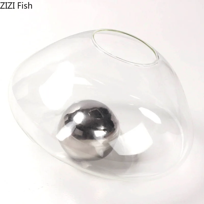 Creative Sphericity Bracket Glass Vase Hydroponics Floral Vases Desk Decoration Artificial Flowers Decorative Flower Arrangement 3