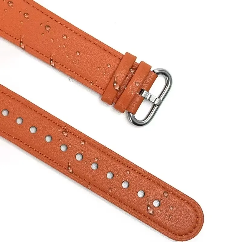 Premium Leather Strap - Soft Breathable Watchband Bracelet Accessory