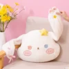 Cute Cloud shape two-tone Bunny Plush Throw Pillow Toy Kawaii Stuffed Animals Long Ear Rabbit Room Decor Sleeping Doll Kids Gift 3