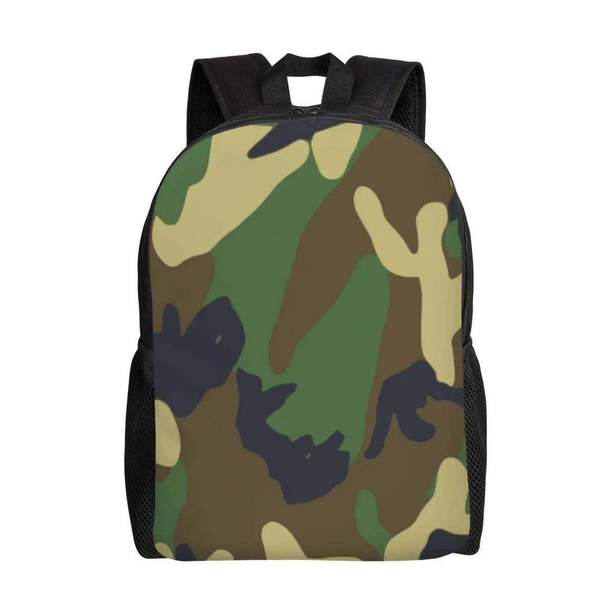 

Зеленые и коричневые камуфляжные рюкзаки с принтом для девочек и мальчиков, военные армейские камуфляжные дорожные сумки для колледжа и школы, сумка для книг для 15-дюймового ноутбука