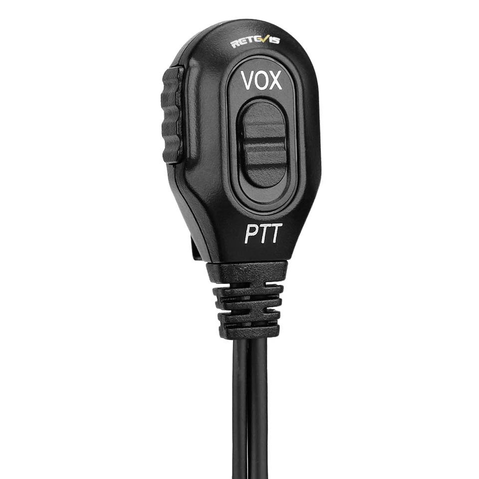 EA101M RT45 Walkie Talkie Headset 2pcs 1Pin Air Acoustic Tube Radio Earpiece VOX