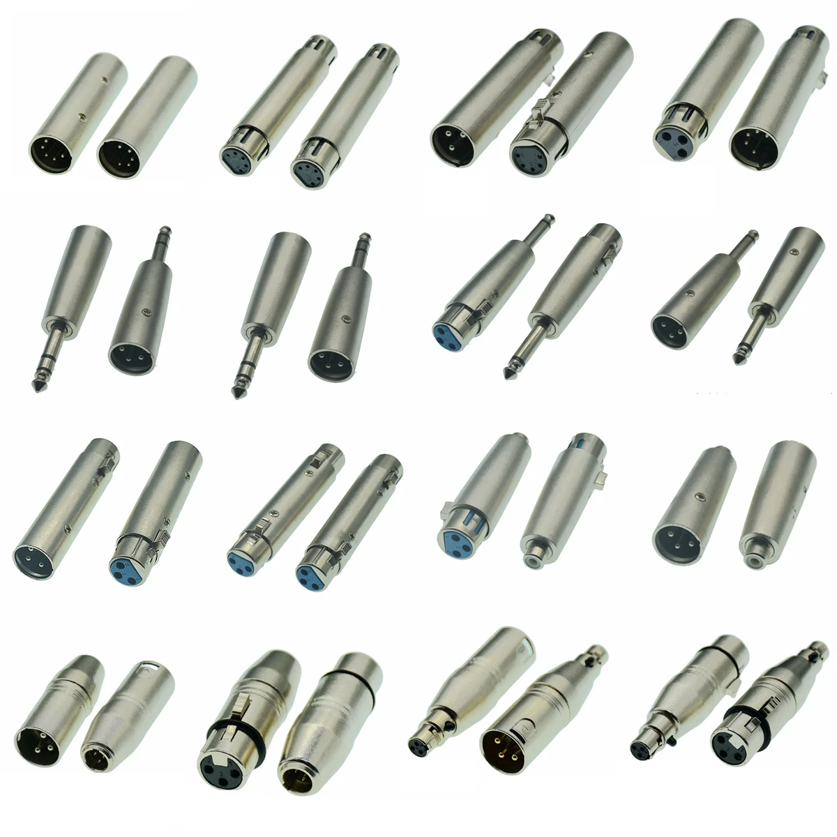1 Pz Xlr 3Pin Testa Femmina A 6.5 Femmina Mini Xlr 5Pin Rivoluzione Rca 3.5Mm Maschio Lotus Audio Sede Femmina 6.35 Adattatore Microfono