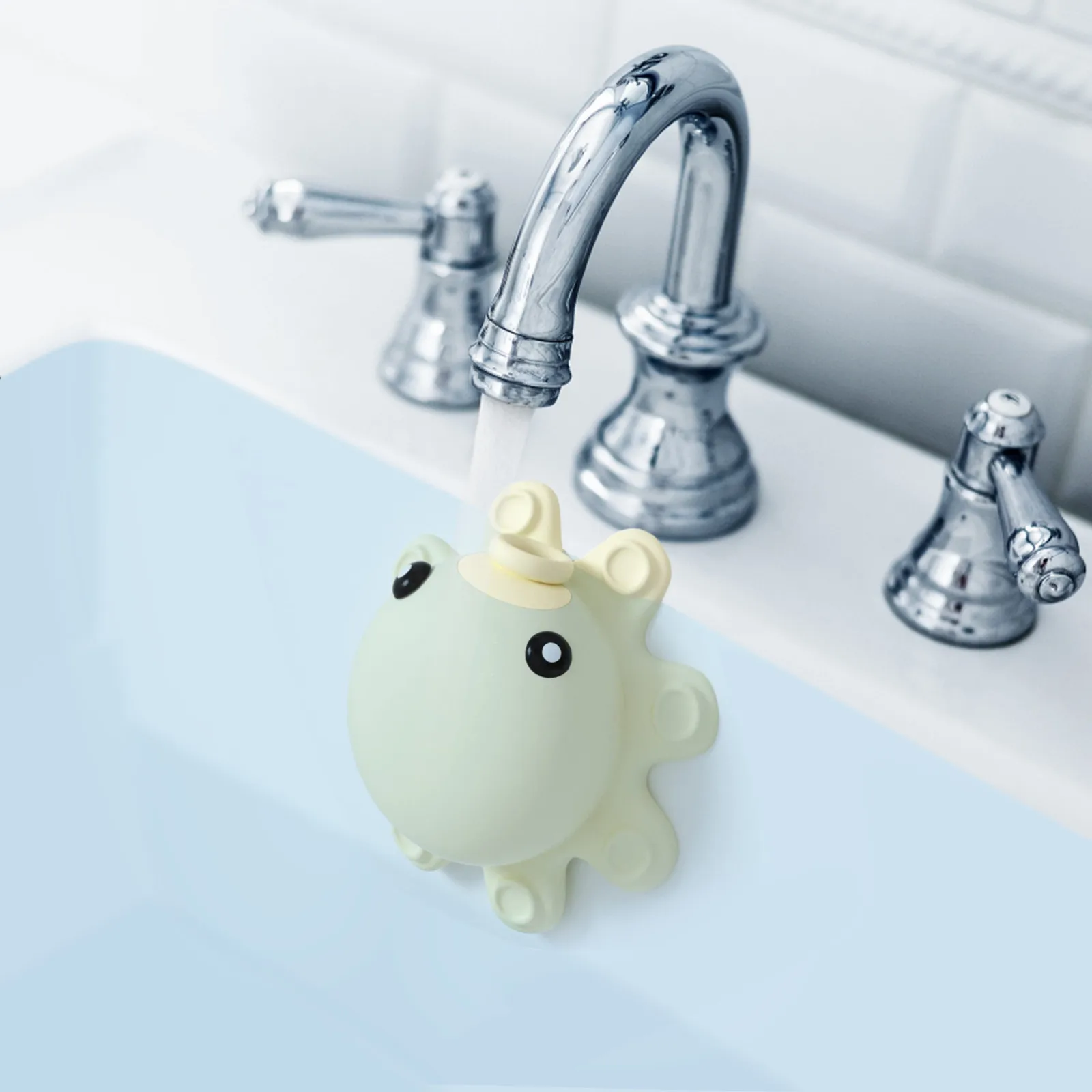 

Мультяшная силиконовая крышка для слива ванны, силиконовая вставка для раковины, сменная Крышка для отверстия раковины, стопор для слива ванны, отделочная крышка с кольцом