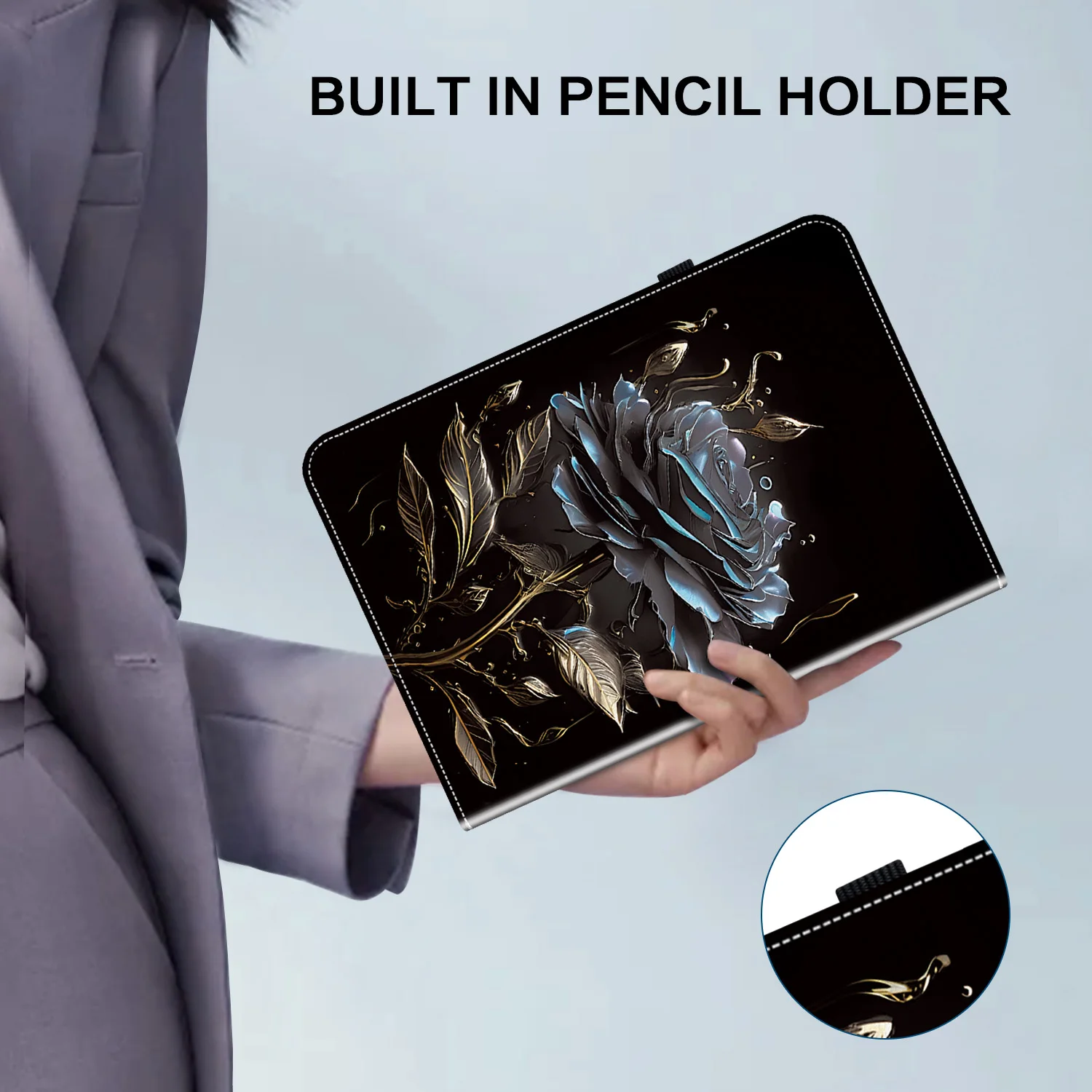 Premium Leather Tablet Cover